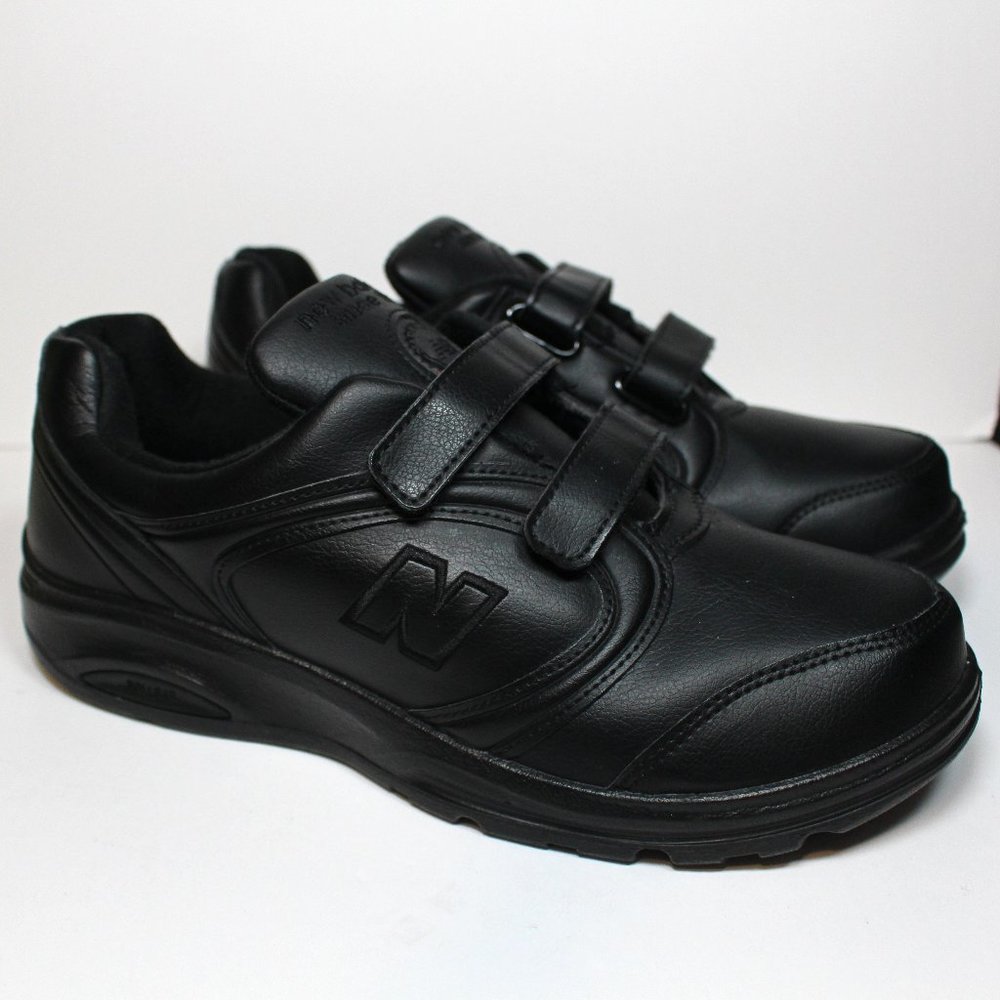 New Balance Womens 812 Walking Shoes Black Hook & Loop Wide - Size 10.5 EUC